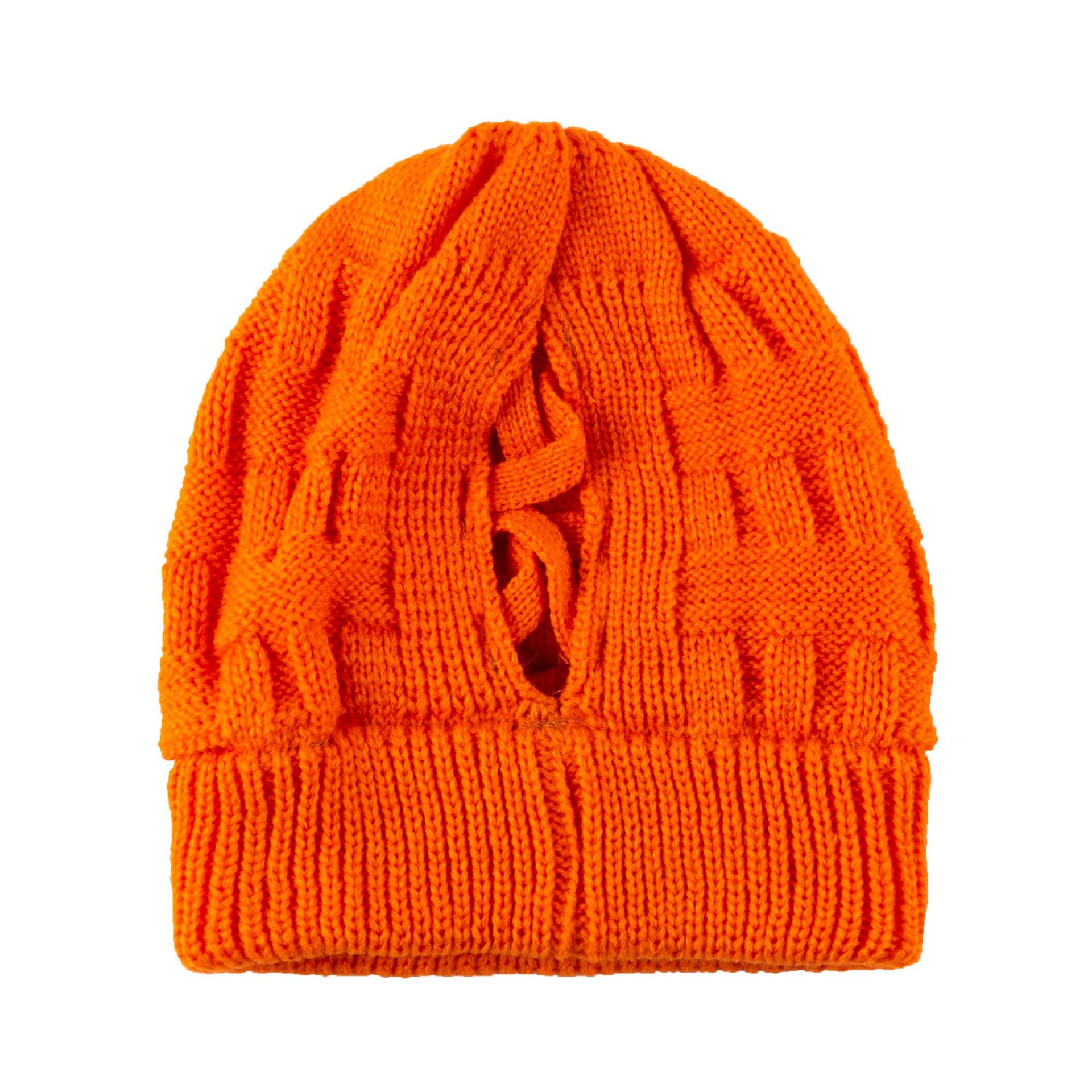 2021新款交叉网针织帽亚马逊欧洲适用保暖帽子秋冬外贸户外毛线帽