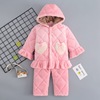 Defective Handle children Flannel pajamas suit three layers thickening Cotton clip Coral Home Furnishings winter Defective Handle children Flannel pajamas suit three layers thickening Cotton clip Coral Home Furnishings winter