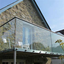 夹胶玻璃阳台栏杆