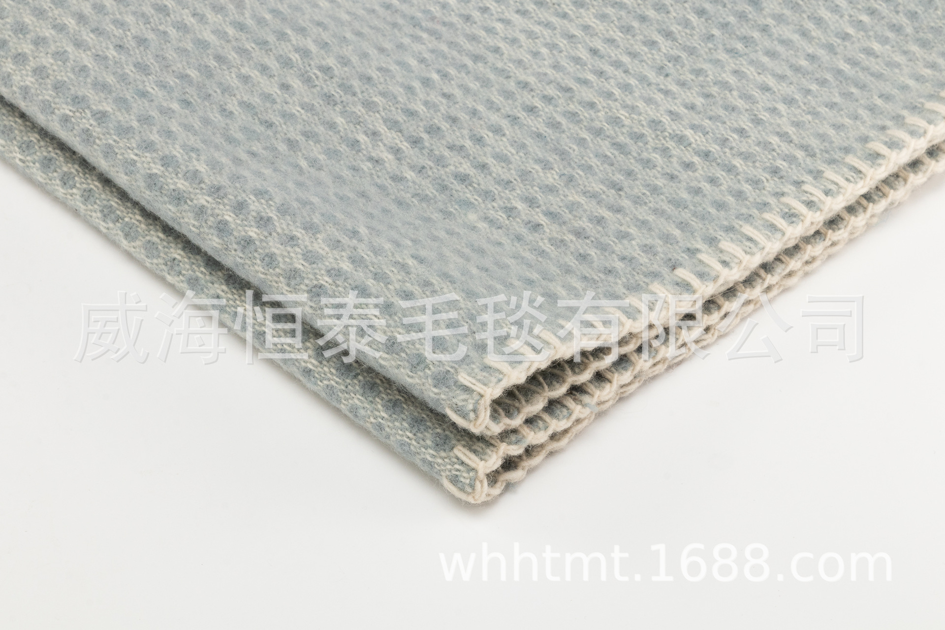 Factory Self-Operated Processing New Light Luxury Waffle Woolen Blanket Soft Warm Sofa Blanket