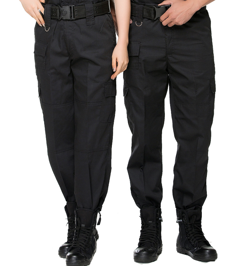 保安服单裤物业安保工作服作训单裤可收腿不撕裂厂家定制