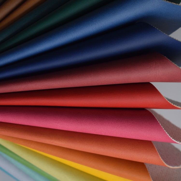 pvc毛圈布双色平纹磨砂人造革面料沙发箱包手袋鞋材包装装饰