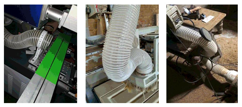 厨房排油烟管工业塑料波纹管软管复合伸缩管吸排管启源pvc通风管