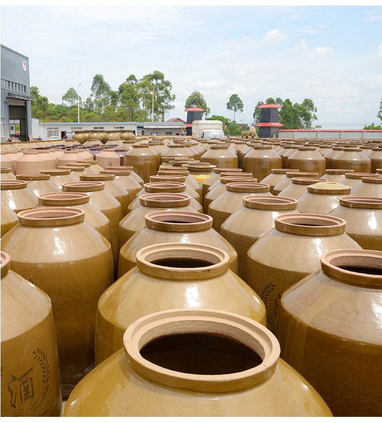 厂家直销1000斤四川粗陶大酒缸酒罐陶瓷密封盖酒坛窖藏大酒坛子