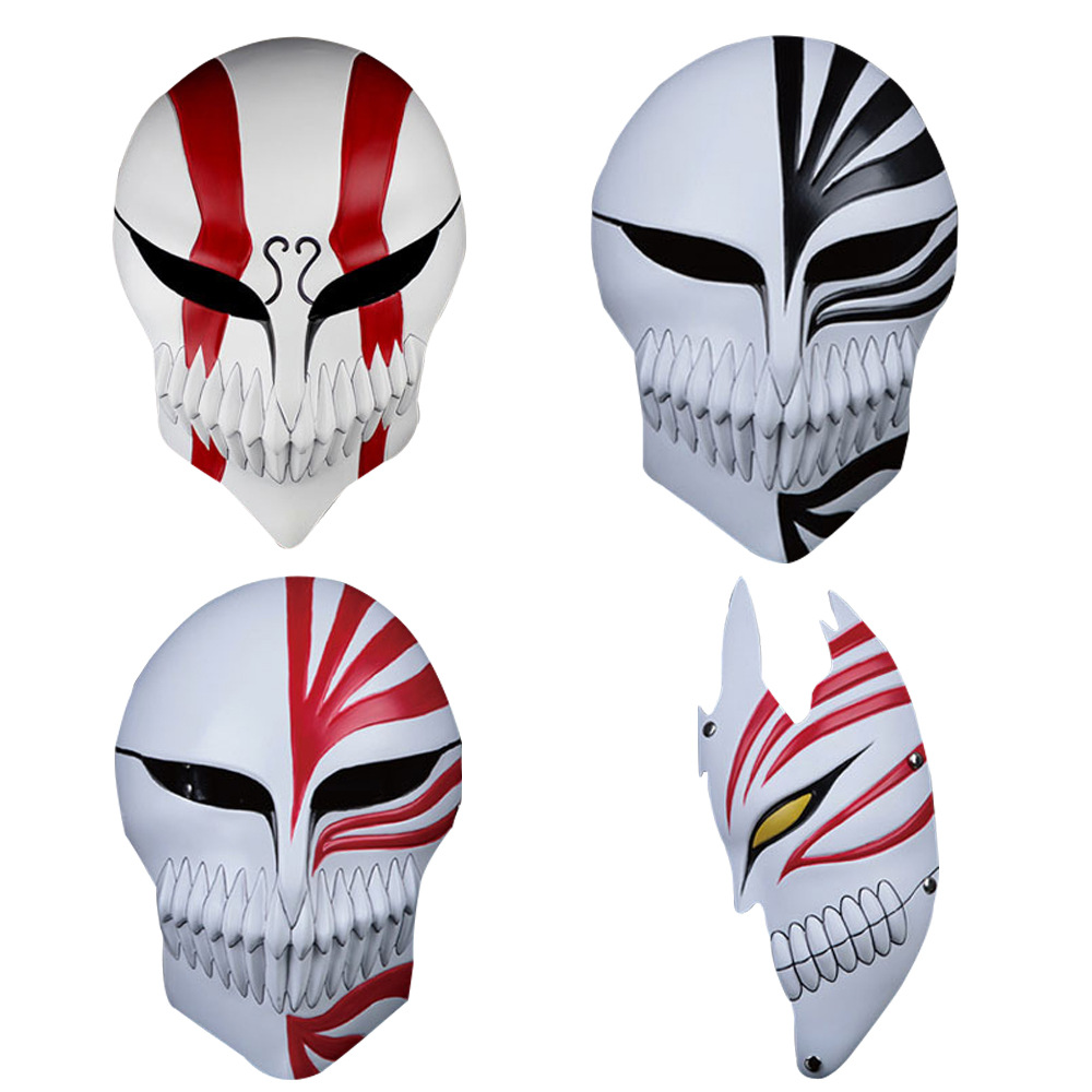 日本动漫死神面具珍藏版黑崎一护化妆舞会树脂cosplay半脸面具