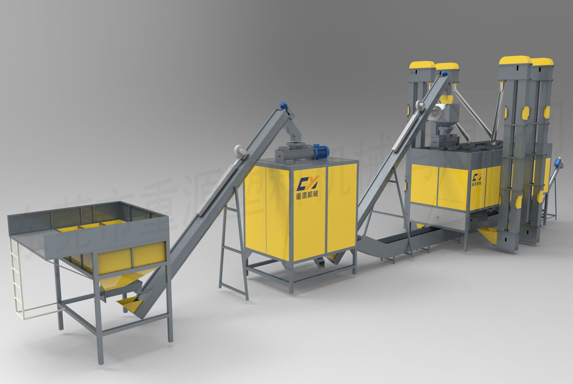 东莞重源混杂塑料分选机.塑料分离设备.