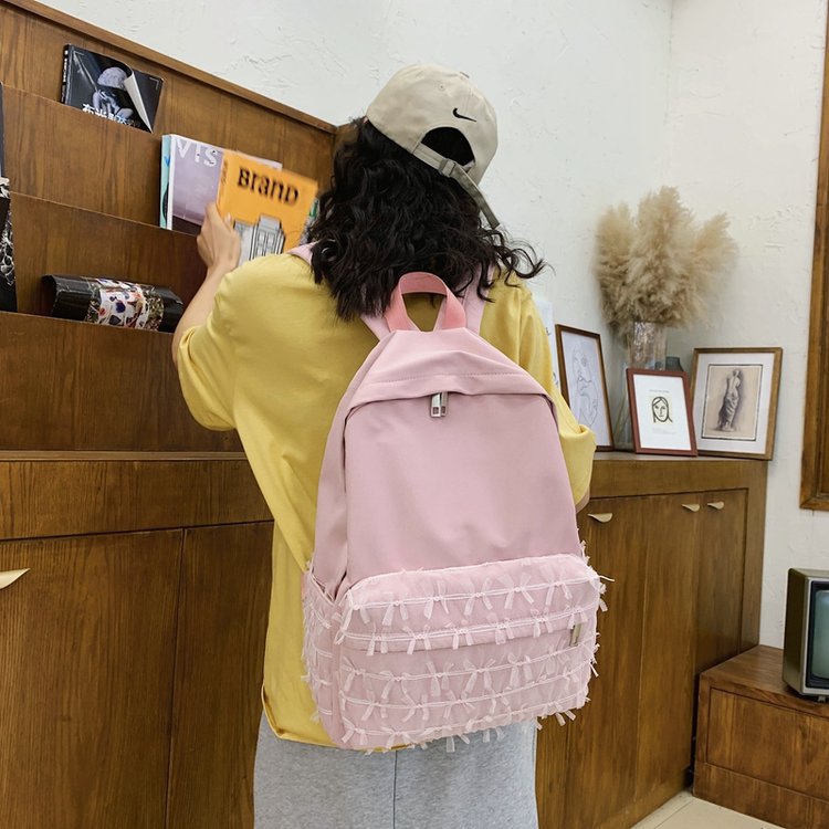 Japanese Style Vintage Style Cute Girl Lace School Bag Female Korean Style Ulzzang Fresh Student Backpack