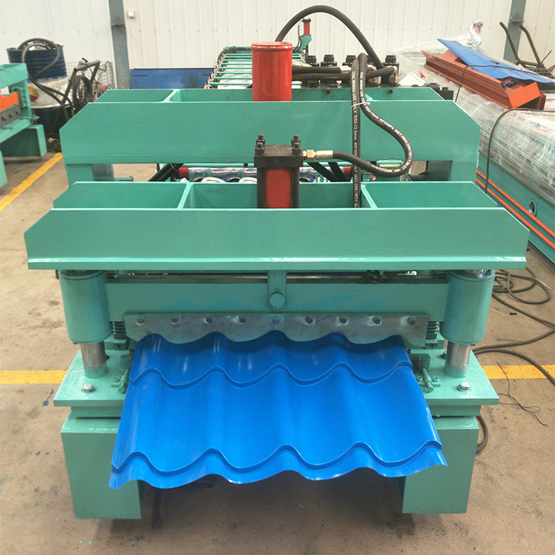 全自动快速双层压瓦机 组合压瓦机械一机两用 彩钢仿古琉璃瓦设备