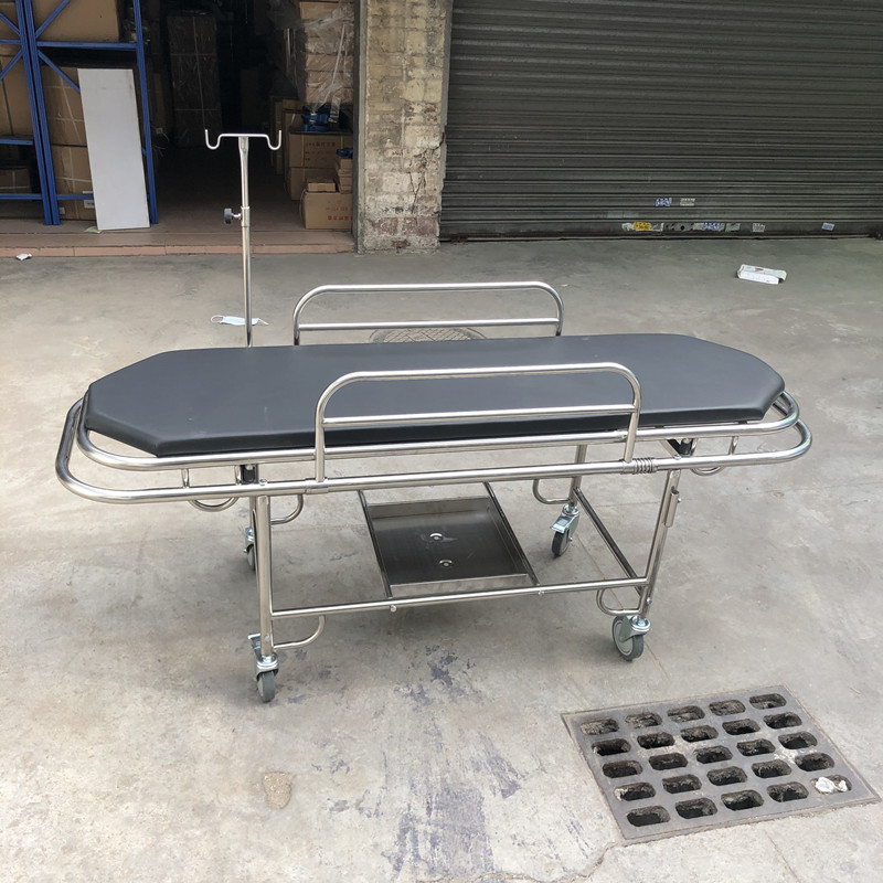 不锈钢平车担架车抢救车急救车担架床手术转运车病人转移车手推车