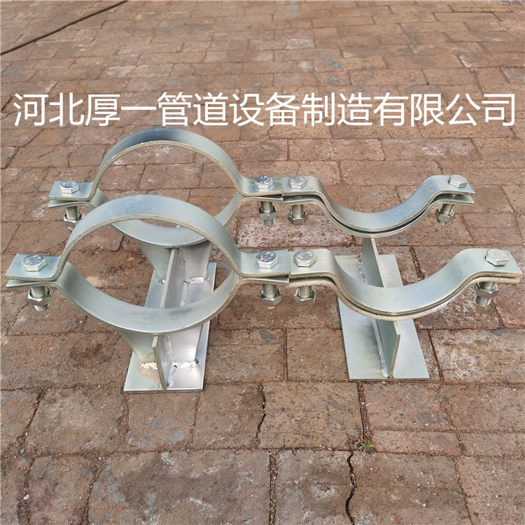 固定导向支架 滑动管托支座 立式管托支吊架可图纸定做管托支吊架