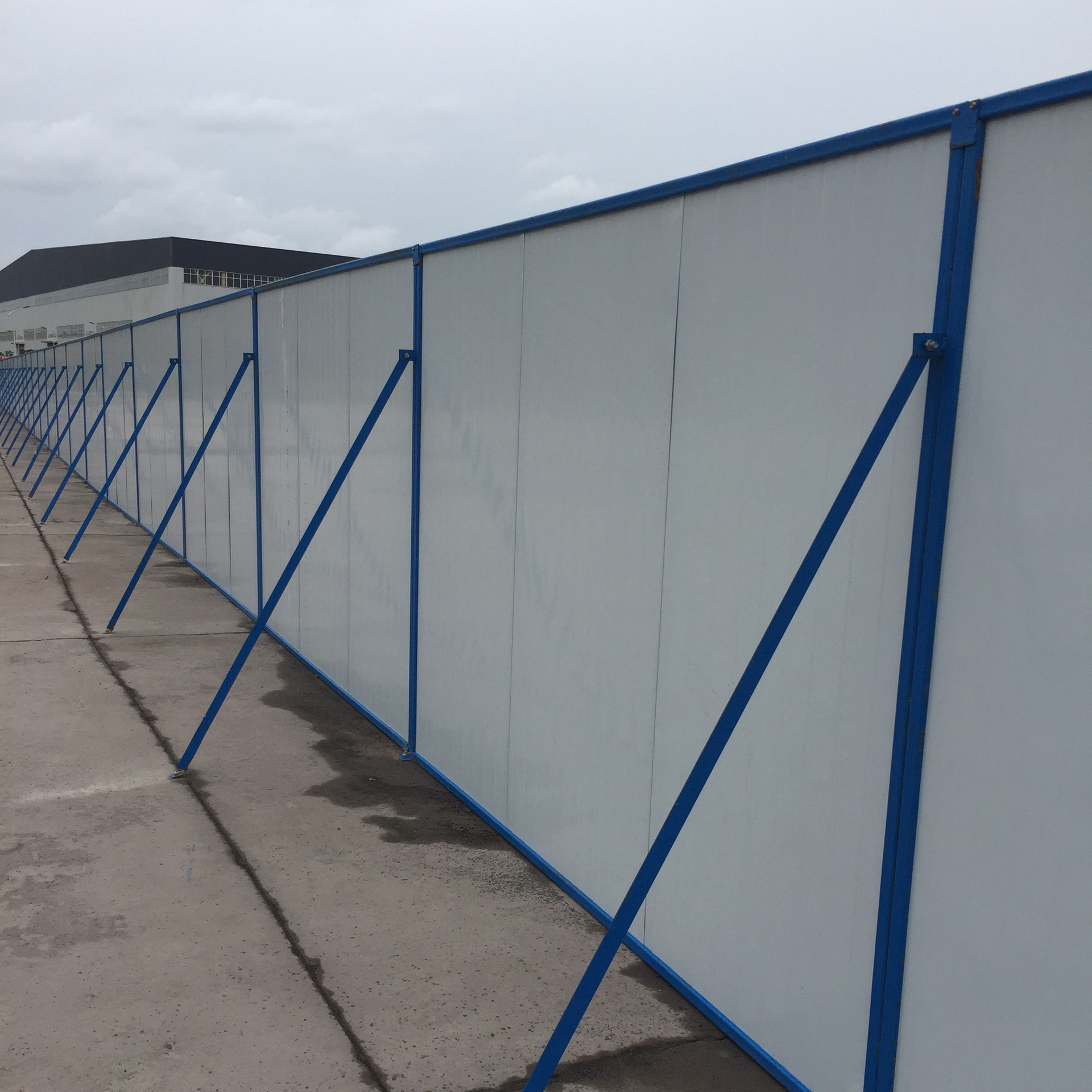 彩钢板围墙临时施工护栏围栏 临时围墙建筑工地围挡 2米高