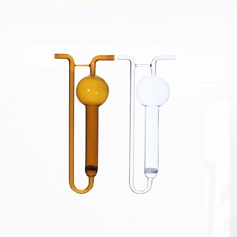 透明多孔玻板吸收瓶 棕色冲击式吸收瓶 二氧化硫吸收瓶甲醛采样瓶