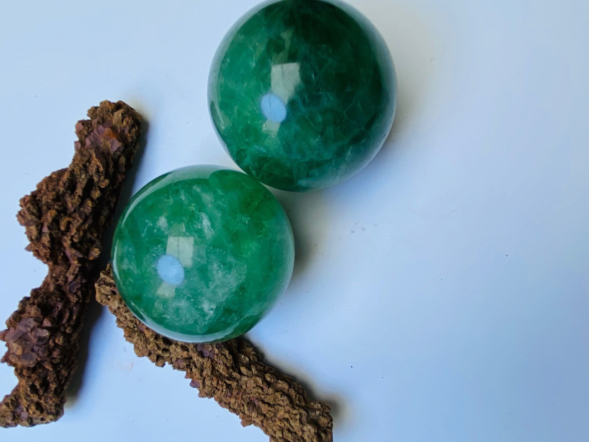 批发天然萤石 水晶球 绿萤石球 七彩萤石球 工艺品摆件