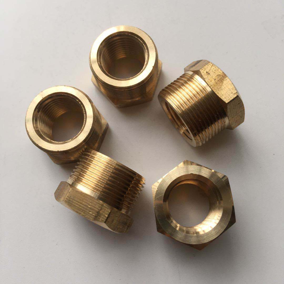 现货供应m19*1转1/4黄铜加厚补心 可可做