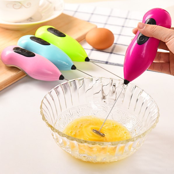 Egg Beater Kitchen Cooking Cake Cream Tool Stirring Rod Handheld Electric Foaming Coffee Blender Small