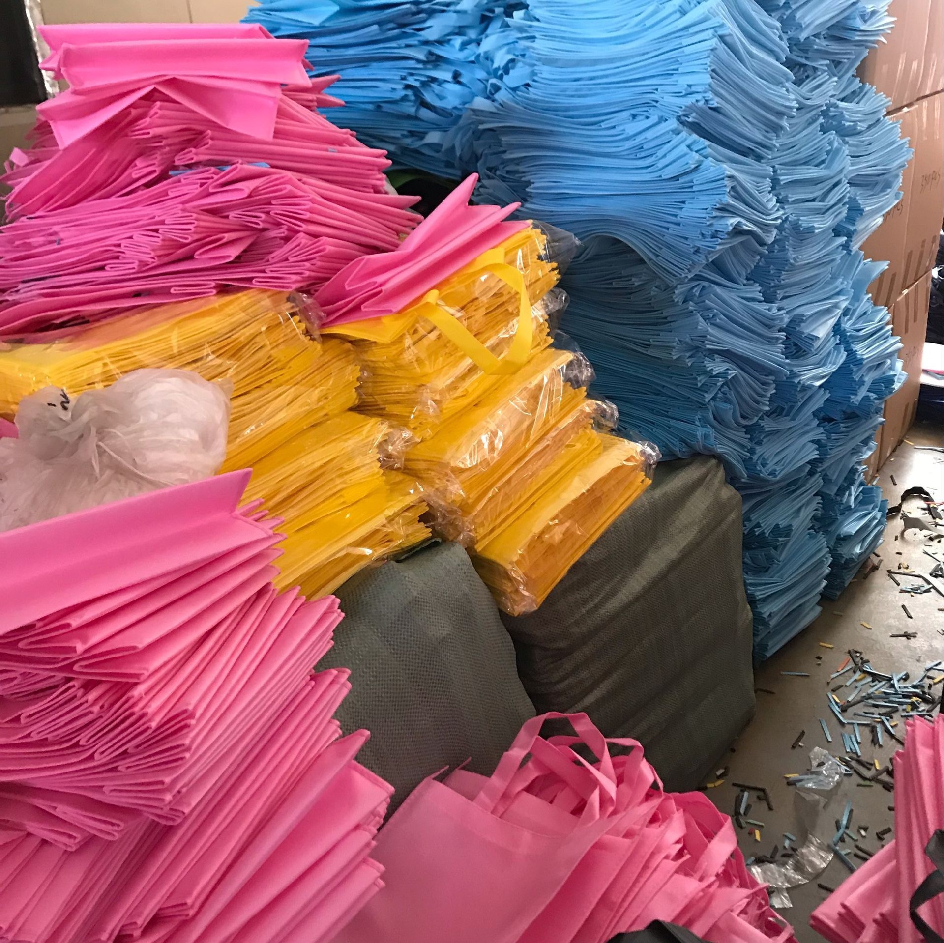 水刺无纺布袋定制logo 批发定做水刺布平口束口拉绳抽绳袋手提袋