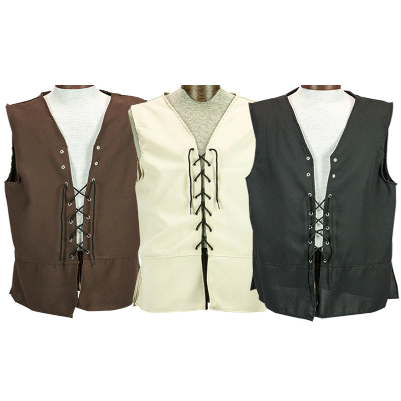 2020万圣节文艺复兴时期背心中世纪服装背心马甲 cosplay动漫服装