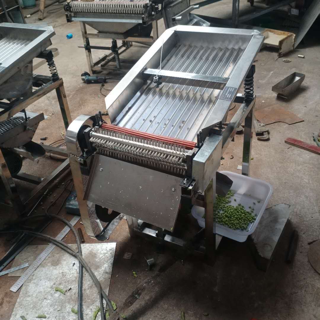全自动毛豆豌豆剥壳去皮机豆角脱壳加工青豆黄豆扒毛豆米机器商用