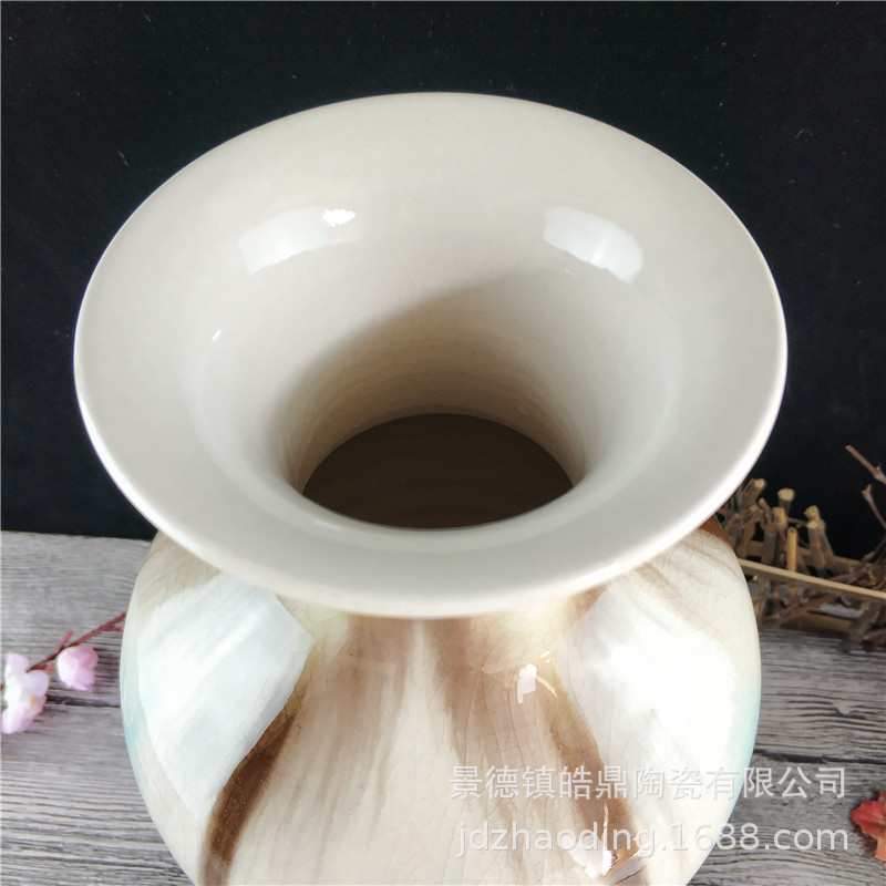 Jingdezhen Ceramics Susancai Gradient Glaze Vase Home Club Decorative Craft Ornaments Wholesale