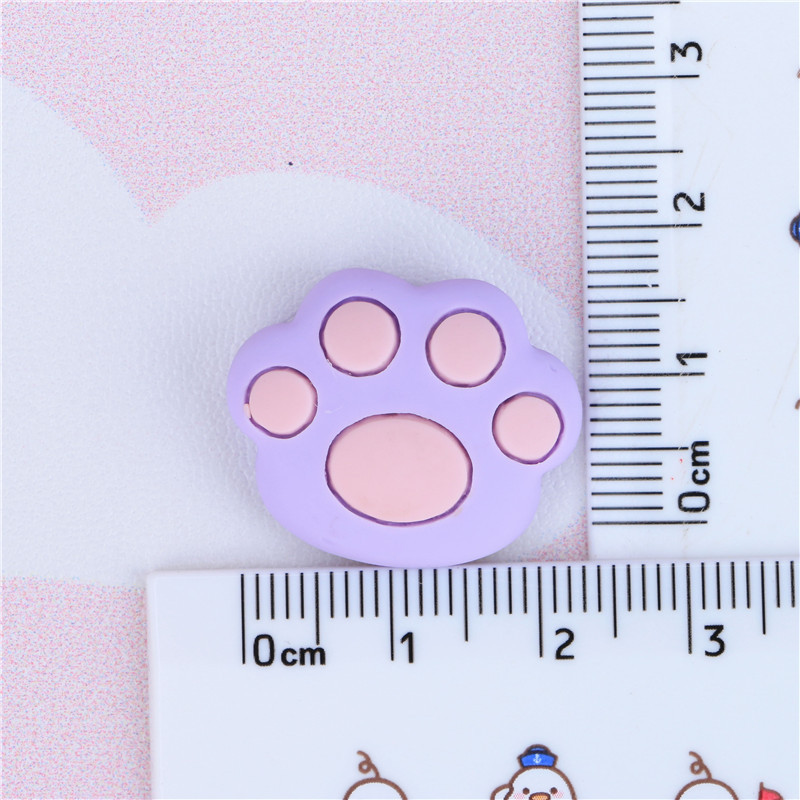 Cream Glue Epoxy DIY Homemade Phone Case Cat Paw Hand-Shaped Brush Resin Accessories Barrettes Head Rope