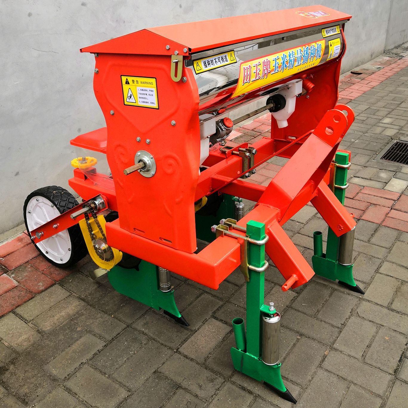 四行玉米播种机多宽标配2米加宽22米三行玉米播种机15米