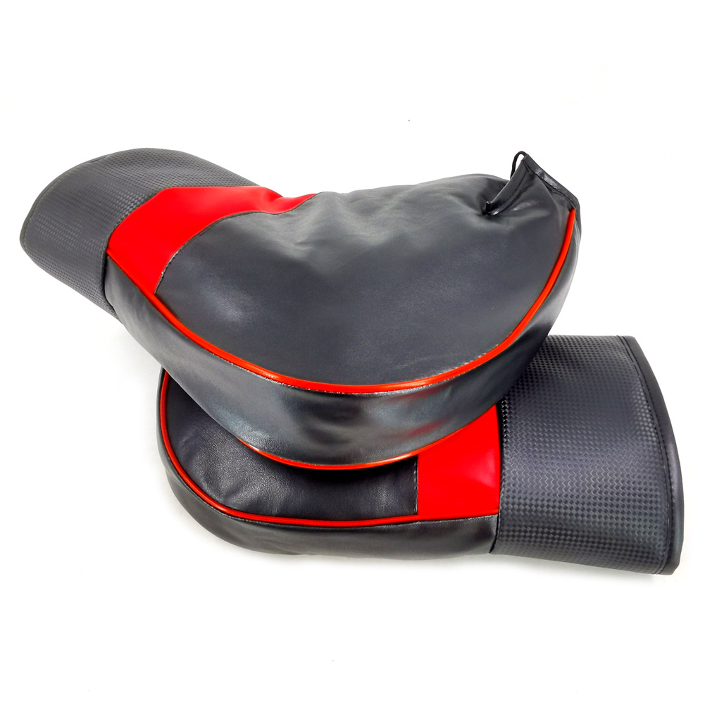 电动摩托车户外骑行男女防风防水防寒车把套加绒加厚保暖手把套