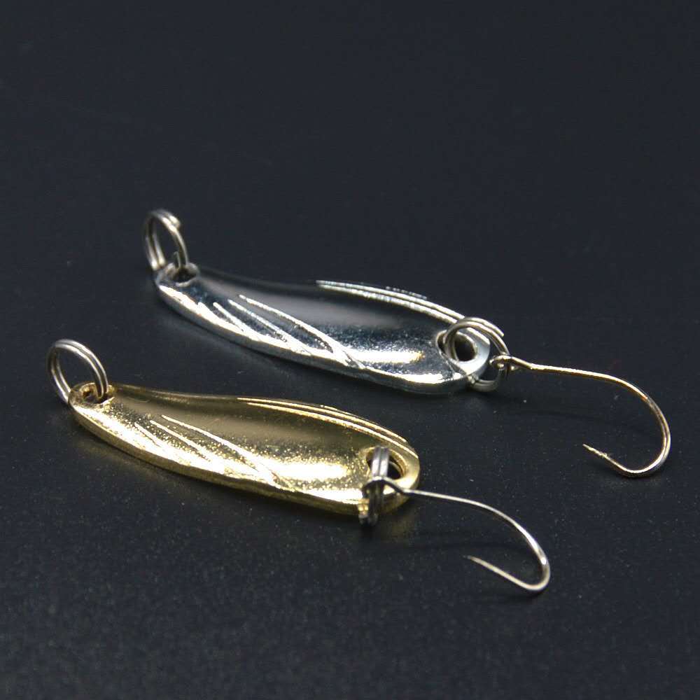 渔具批发路亚饵 瓜子亮片金银色马口白条 贝壳贝纹亮片3g