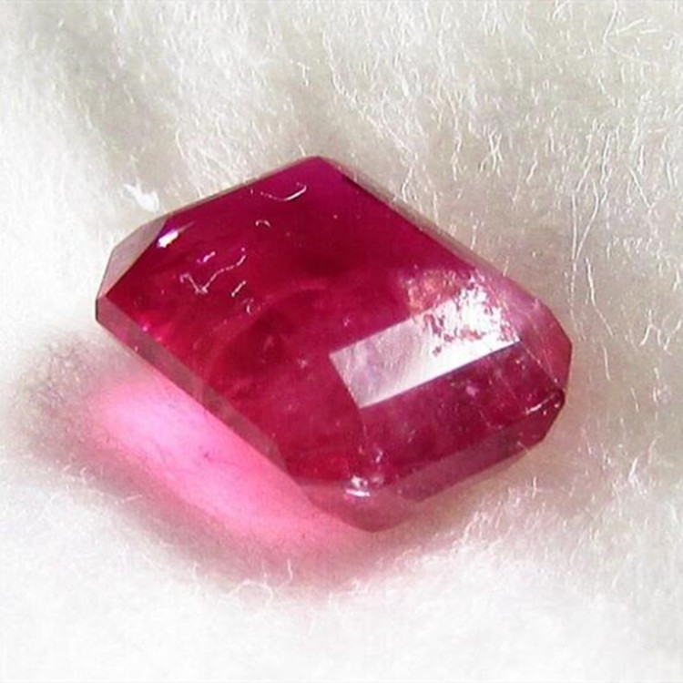 14ct天然红绿柱石裸石戒面