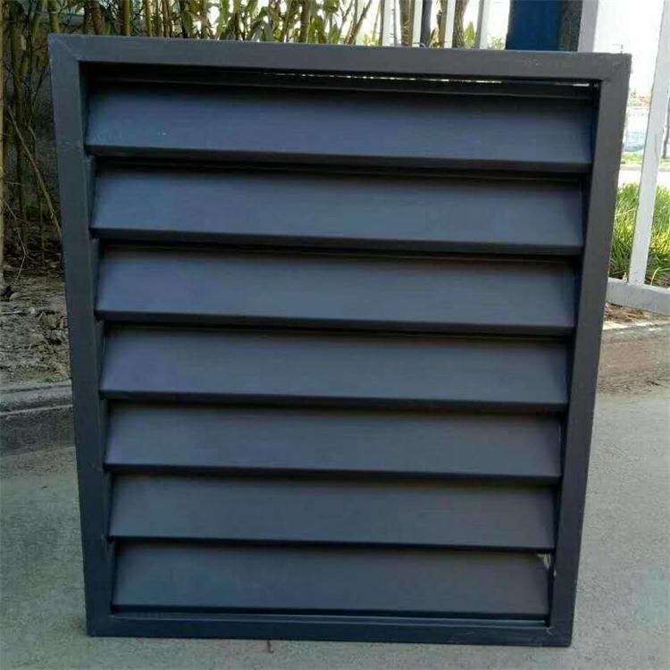 生产定制铝合金百叶窗风机风口百叶窗防雨固定平开百叶窗电动百叶