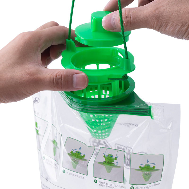 灭蝇神器家用捕苍蝇一扫光养殖场户外商用抓捉袋捕捉器自动捕蝇器