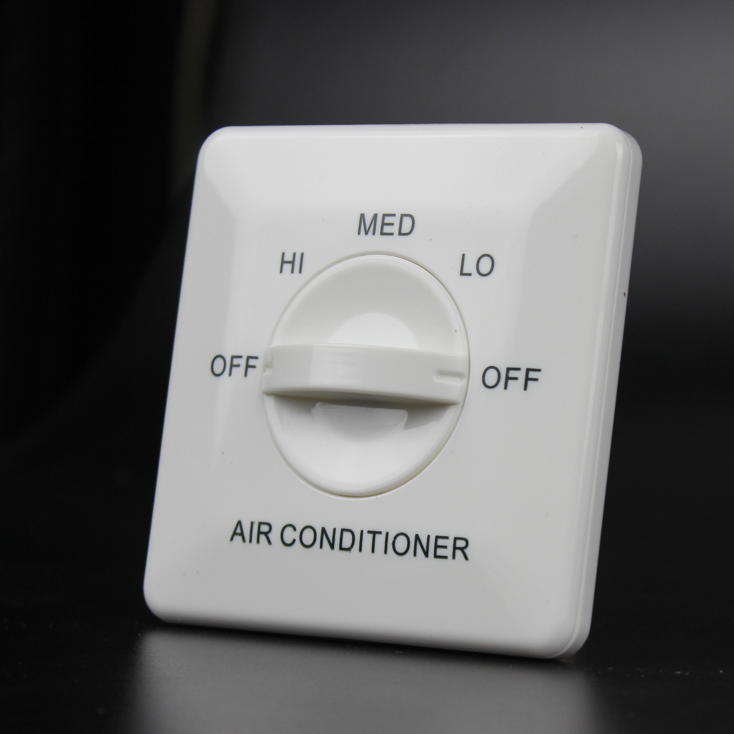 室内墙壁风机盘管温度控制开关面板三档控温 中央空调三速开关