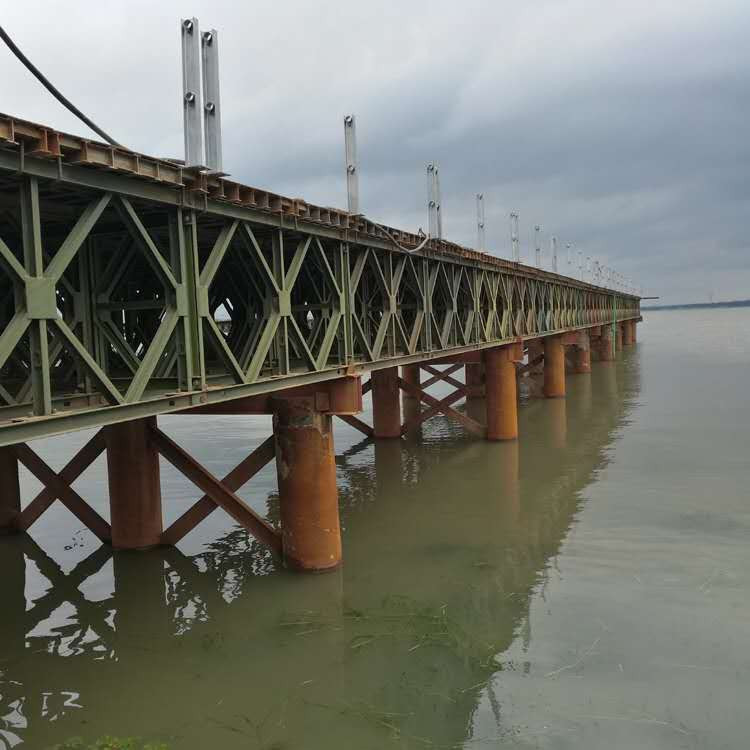 现货贝雷片价格 贝雷桥弦杆图片 支撑架钢便桥 312贝雷片-阿里巴巴