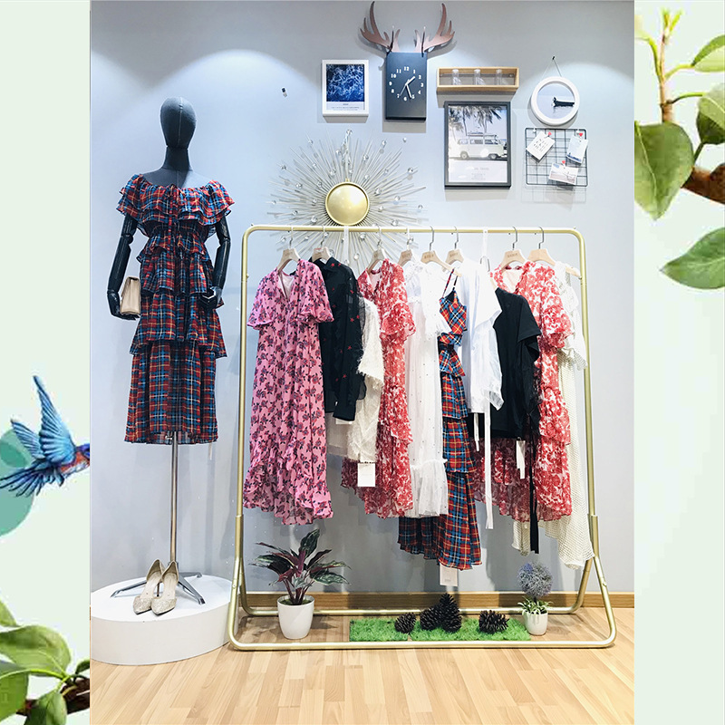 几禾2020夏装新款 品牌折扣女装尾货 杭州四季青女装直播货源走份