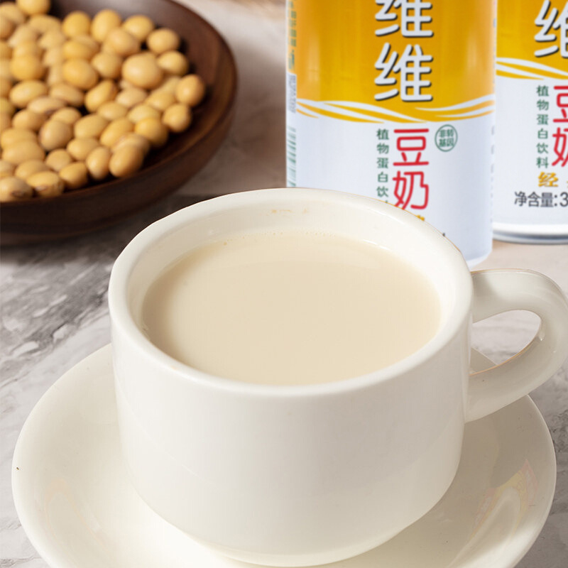 维维豆奶原味300ml*12听 植物蛋白饮料早餐饮品