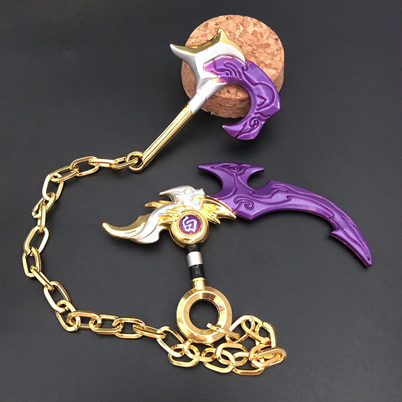 百里玄策白虎志百里守约朱雀志凯青龙志神兽皮肤金属武器模型玩具