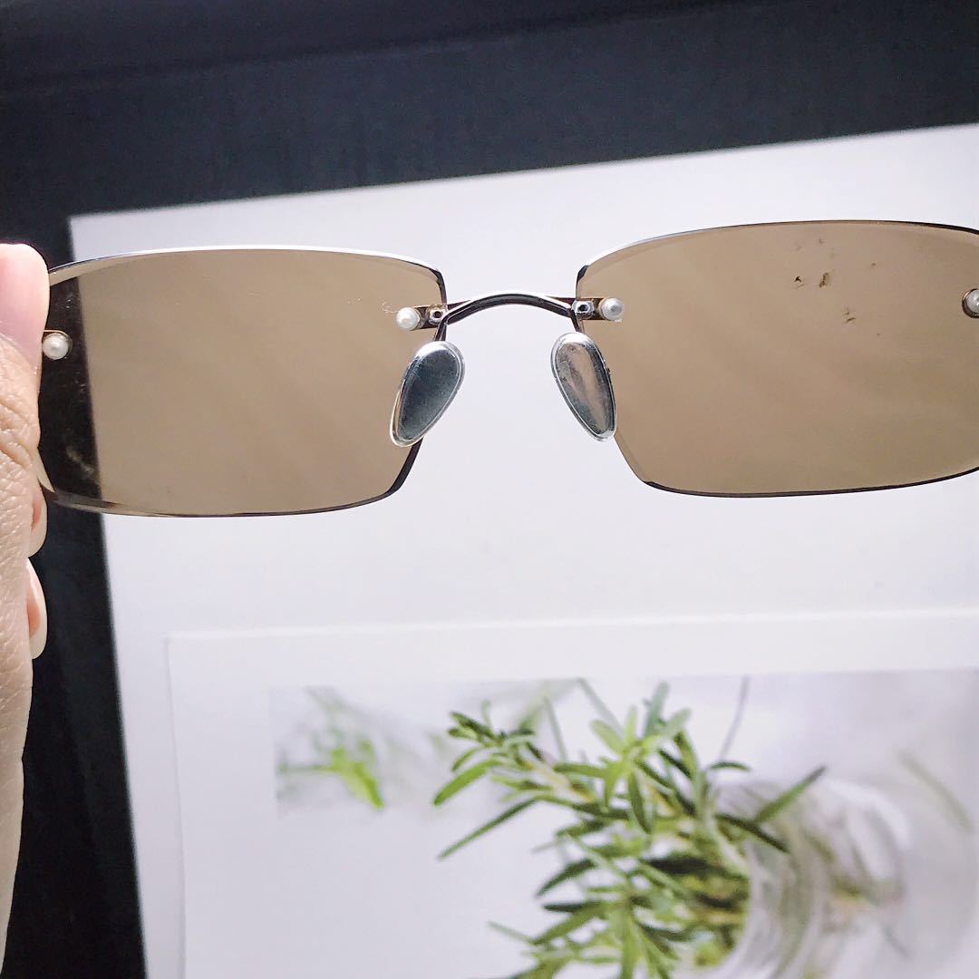 厂家批发东海天然水晶眼镜男士石头眼镜无框打孔切边平光太阳镜