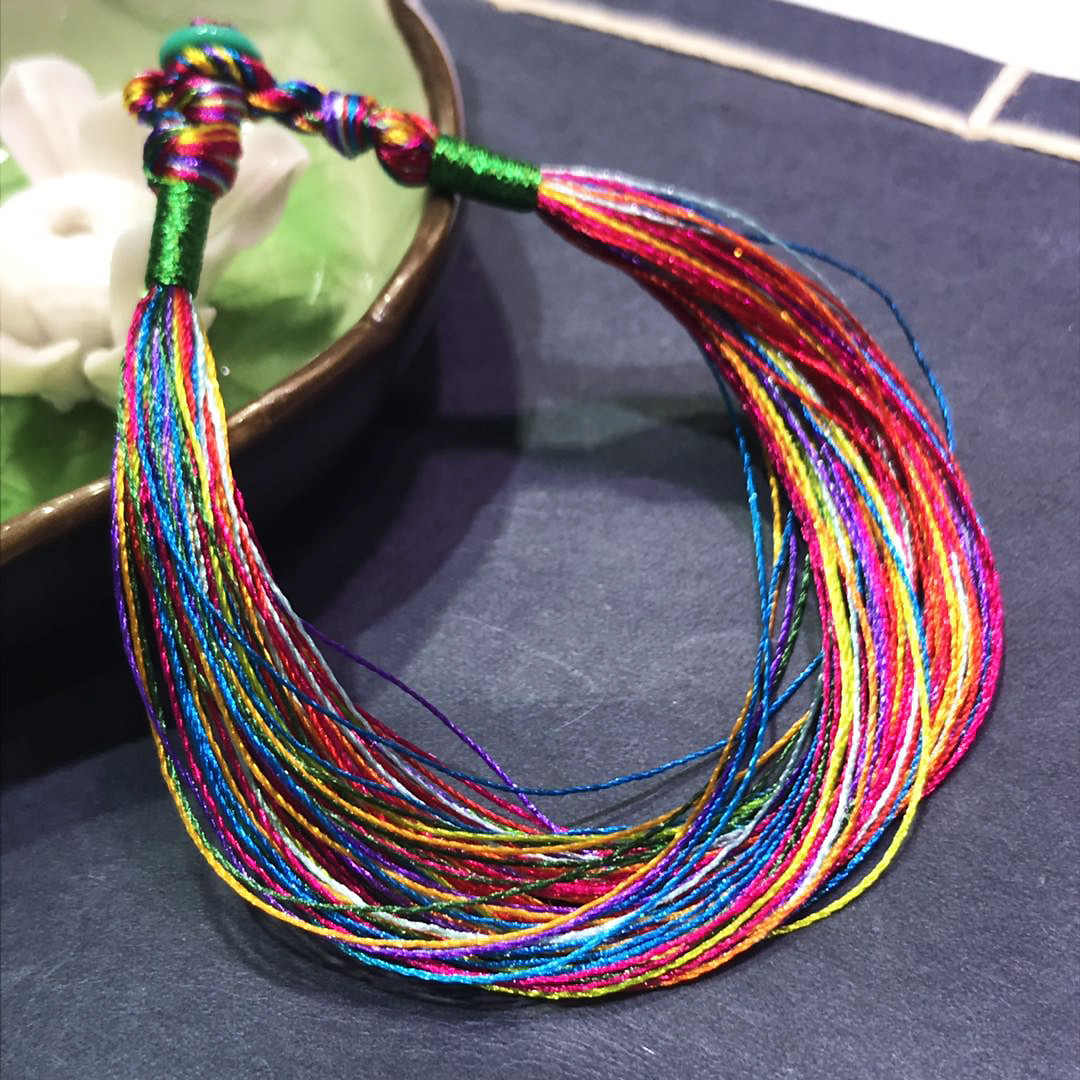 本命年彩绳手链手工编织五彩绳手链色泽美男女款新品上市礼物