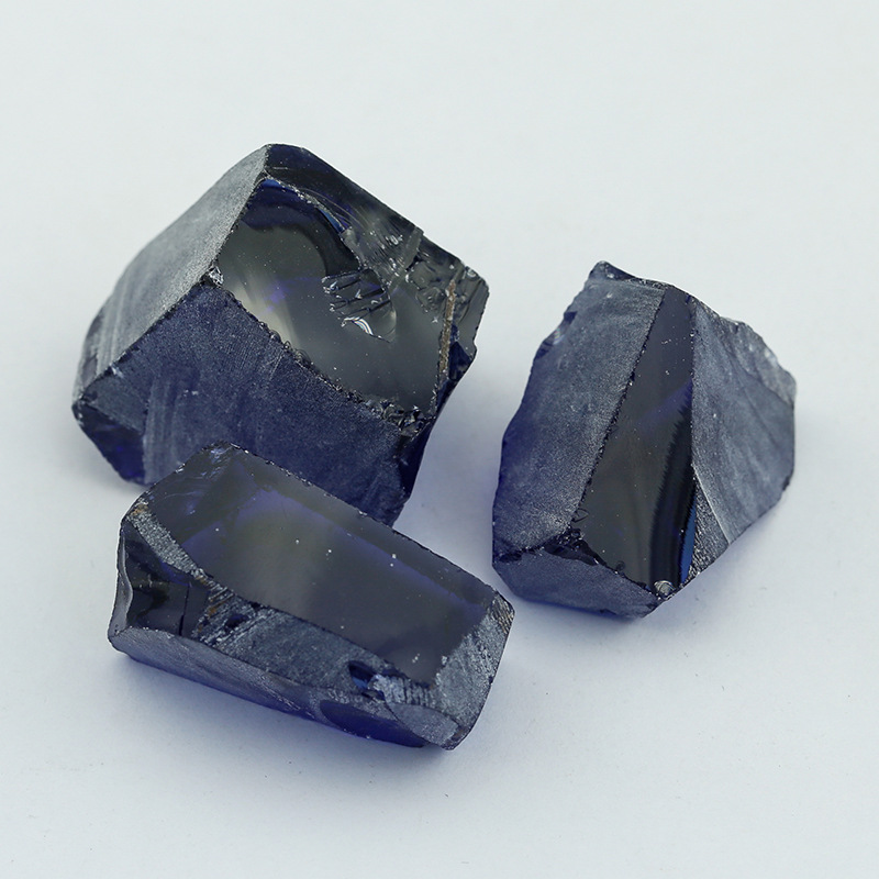 梧州人造宝石西陶 原石原料摆件装饰 宝石切割