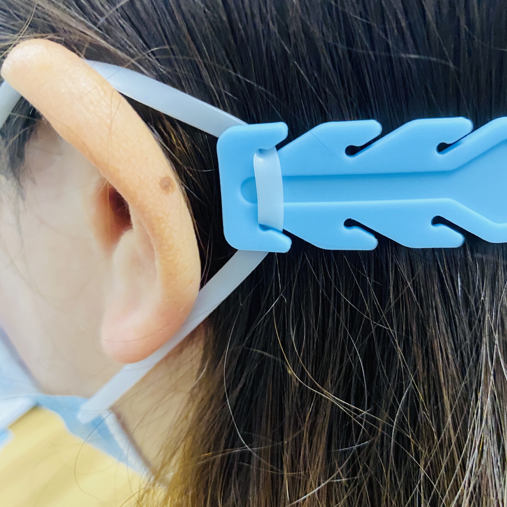 硅胶口罩防勒带 口罩延长调节扣 口罩松紧带 护耳防勒调节扣