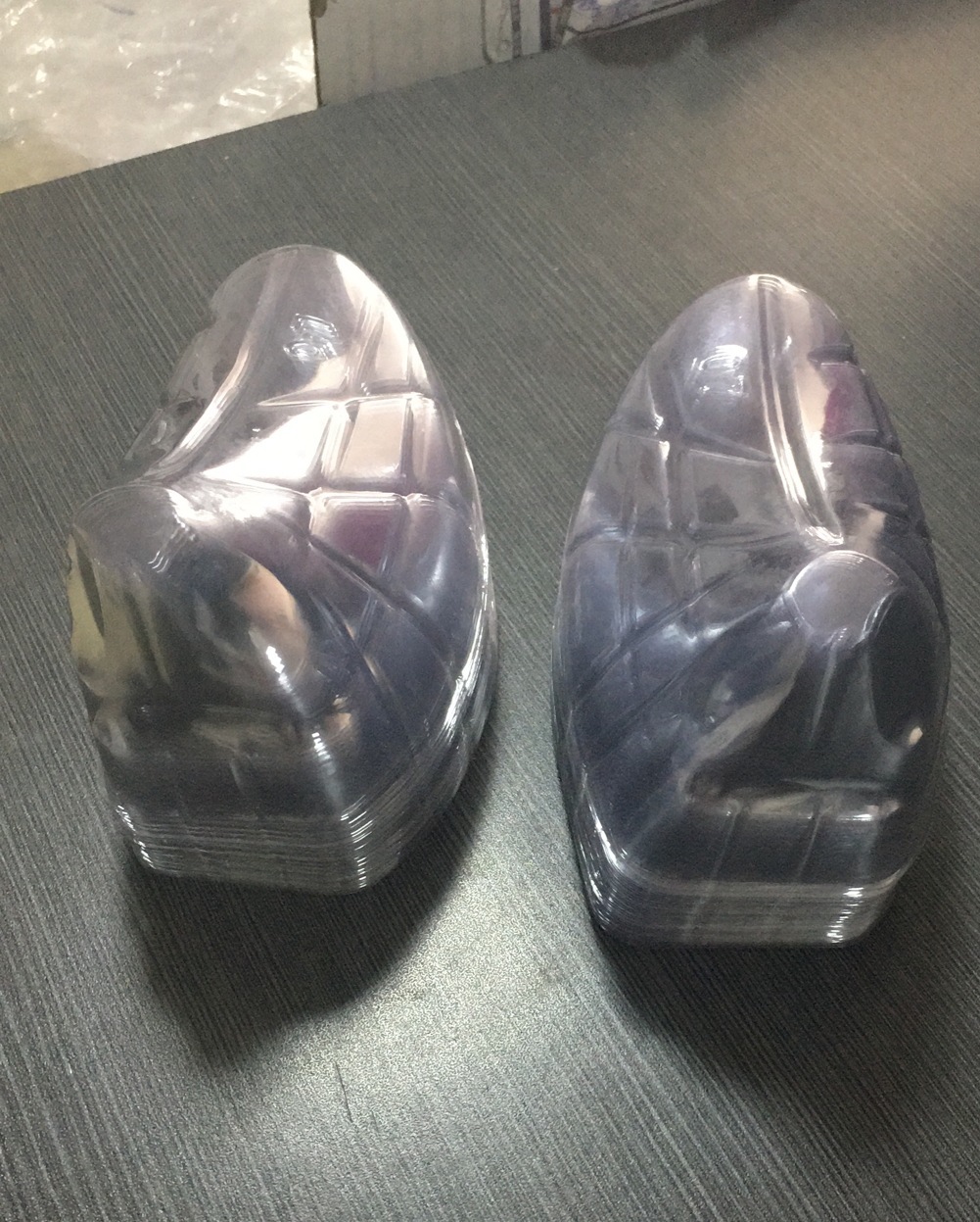 厂家直供pet吸塑鞋撑 透明塑料鞋撑 袜子模型现货小批可循环使用
