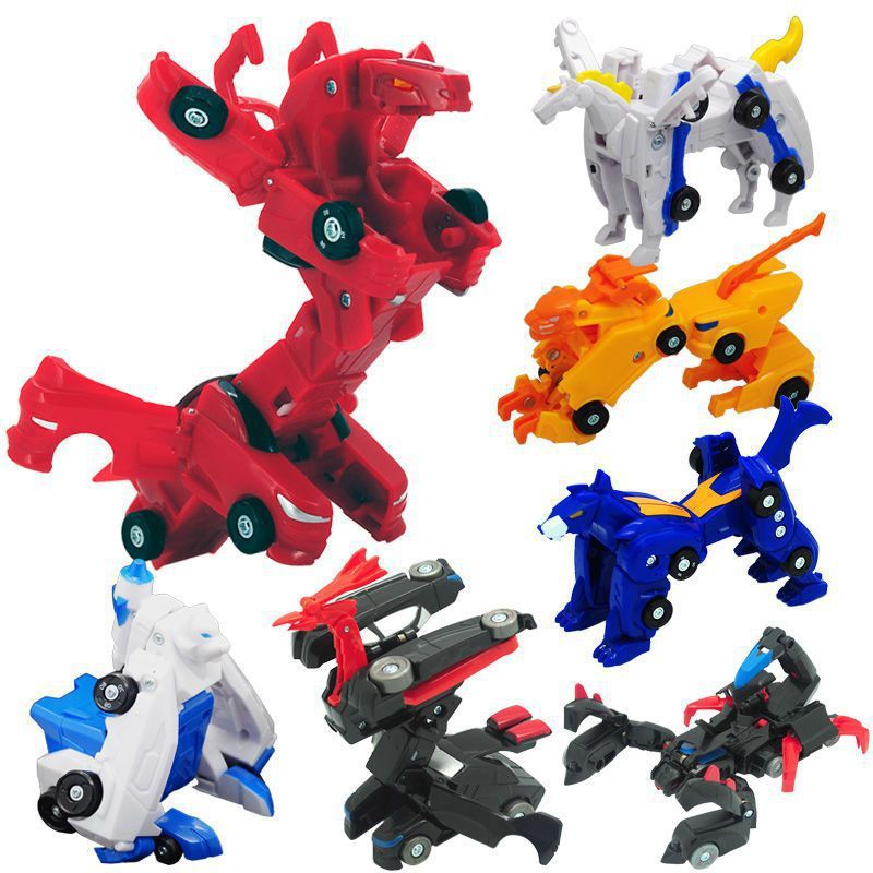猎车兽魂玩具龙威套装爆裂男孩变形合体机器人儿童飞车玩具