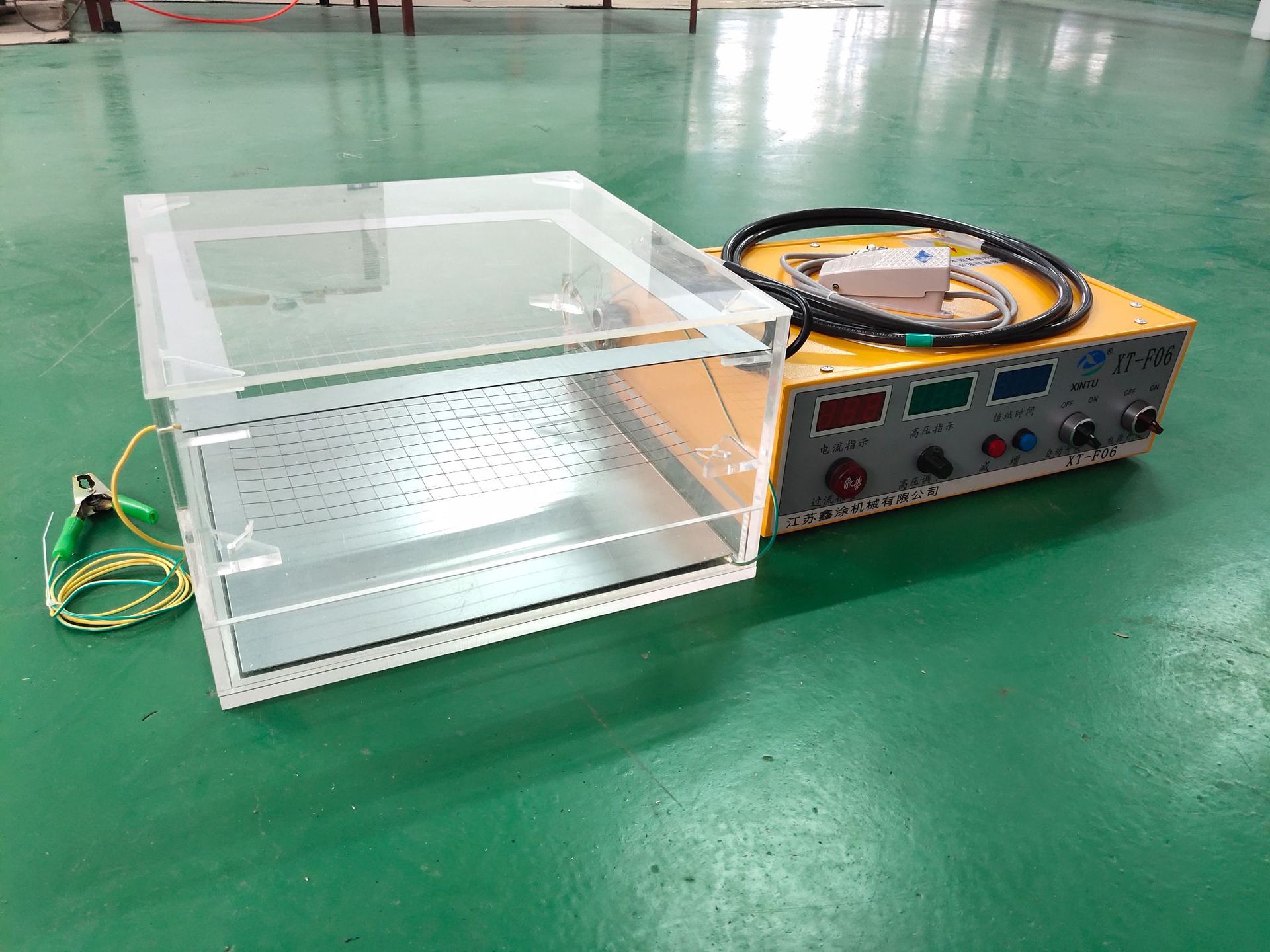 工艺品植绒机丝网印花植绒纺织喷涂植绒机器设备流水线植毛设备