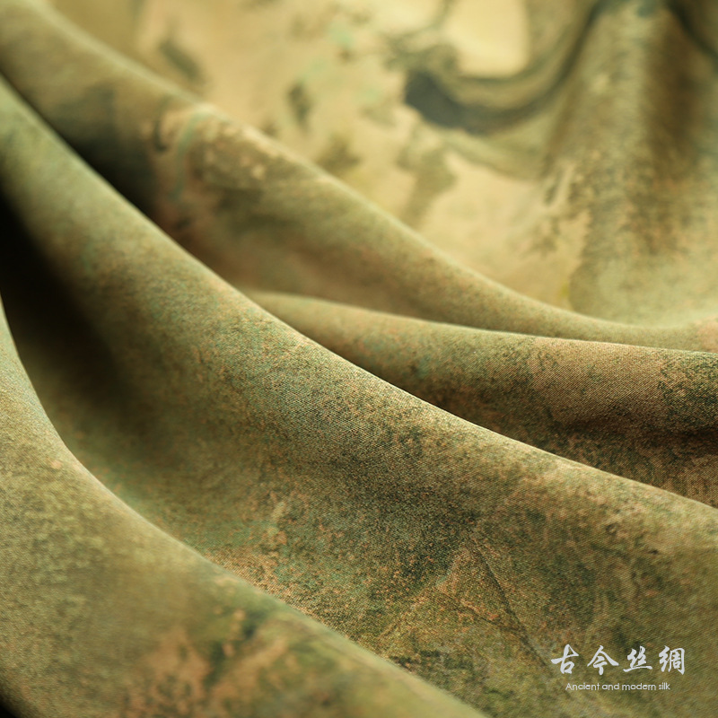 重缎香云纱面料