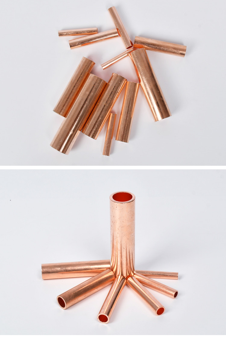 量大从优紫铜连接管gt-70铜管铜接续管镀锡gt-150连接管