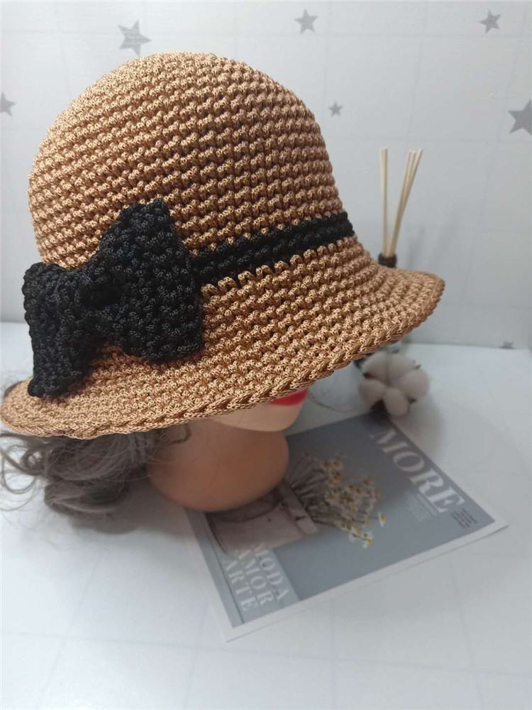 轻体冰丝线空心线编织帽子线diy钩包夏凉帽毛线帽子线合股线