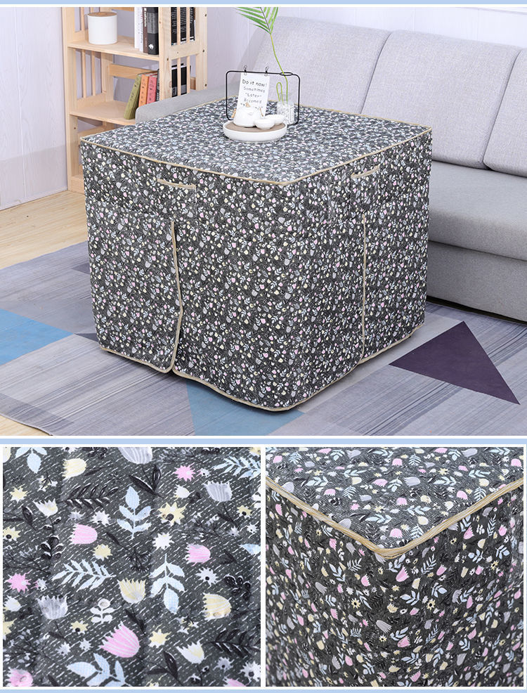 烤火桌罩加厚烤火罩正方形烤火桌布罩电炉罩套烤火炉罩子取暖桌罩