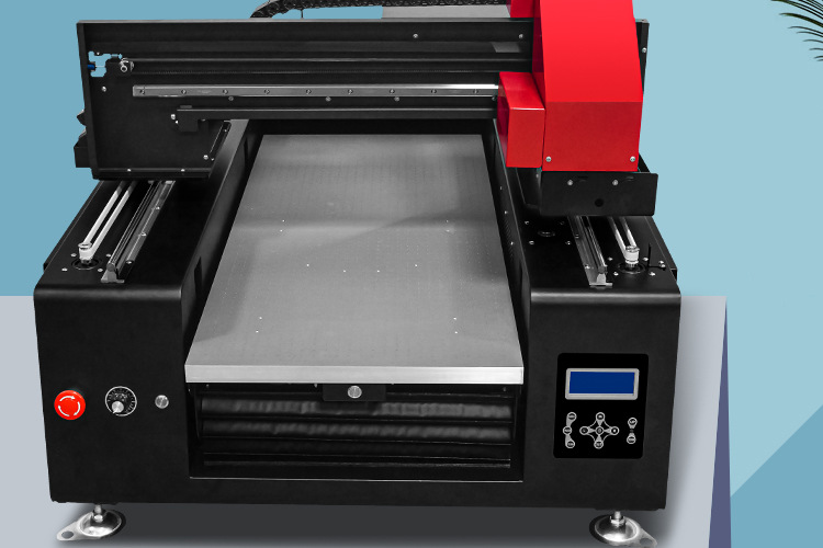 uv平板打印机小型印衣服机器pvc金属印刷全自动t恤布料纺织印花机