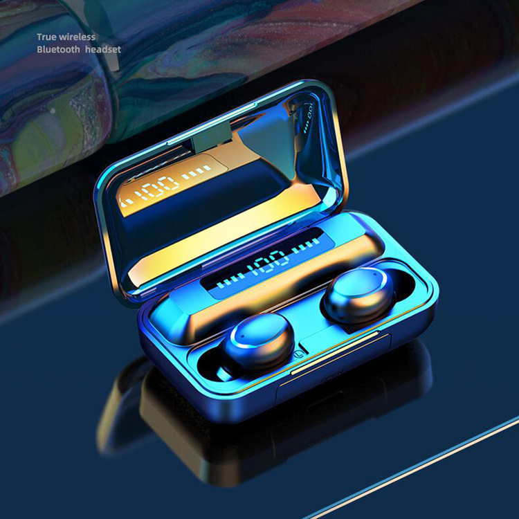 跨境专供夏新蓝牙耳机tws触摸5.0运动手机充电仓双耳立体无线耳机