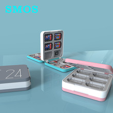 SMOS司摩士switch卡带盒NS大容量磁吸卡带收纳盒ns配件生产厂家