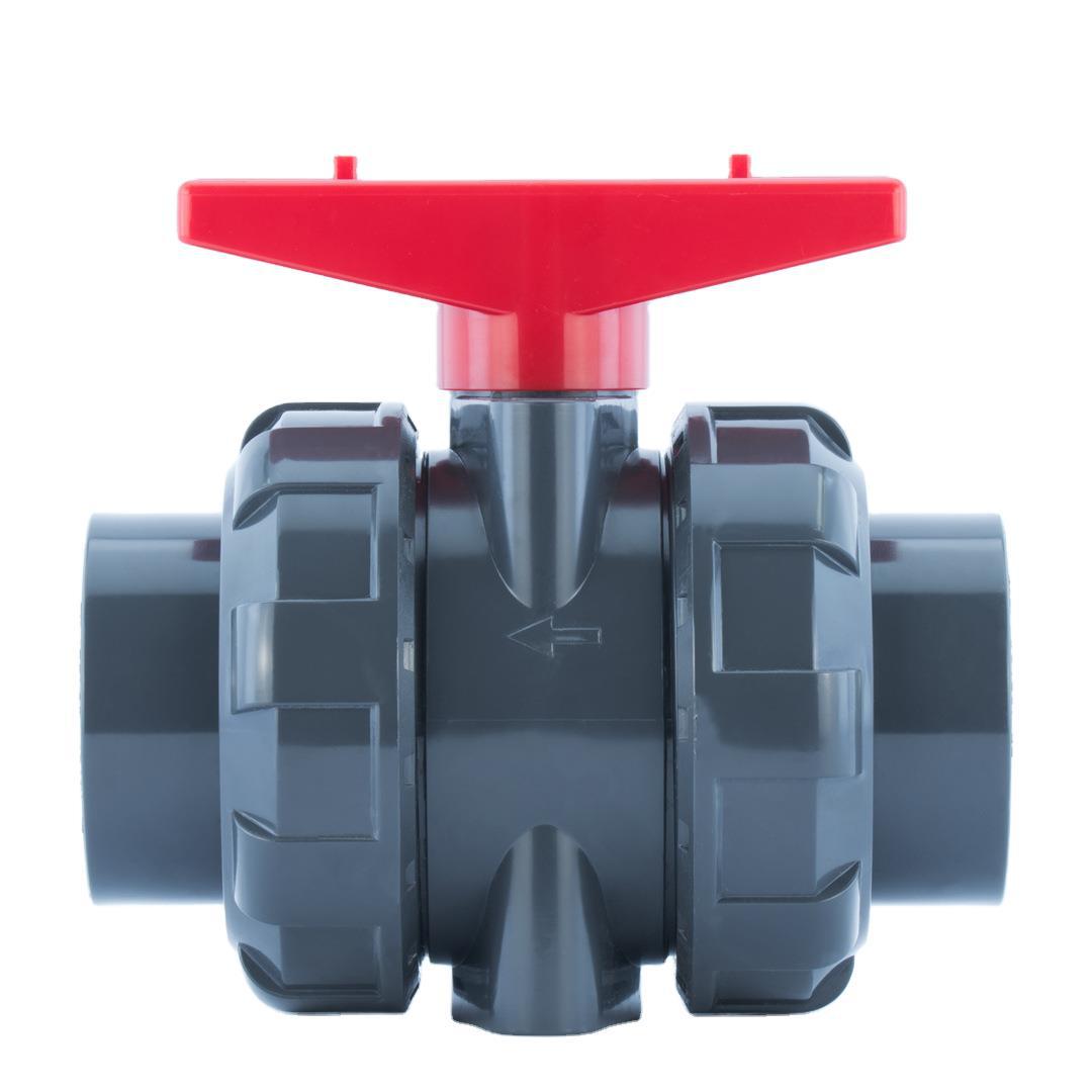 供应q21f10s手柄upvcpvc塑料双由令活接球阀pvcu耐腐蚀塑料球阀